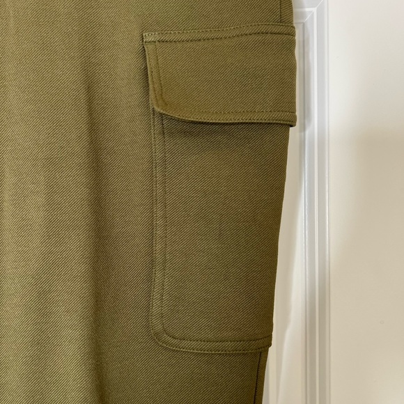 Boden Pull-on Cargo Knit Pants Olive Green Size 6 NWT - Picture 2 of 8